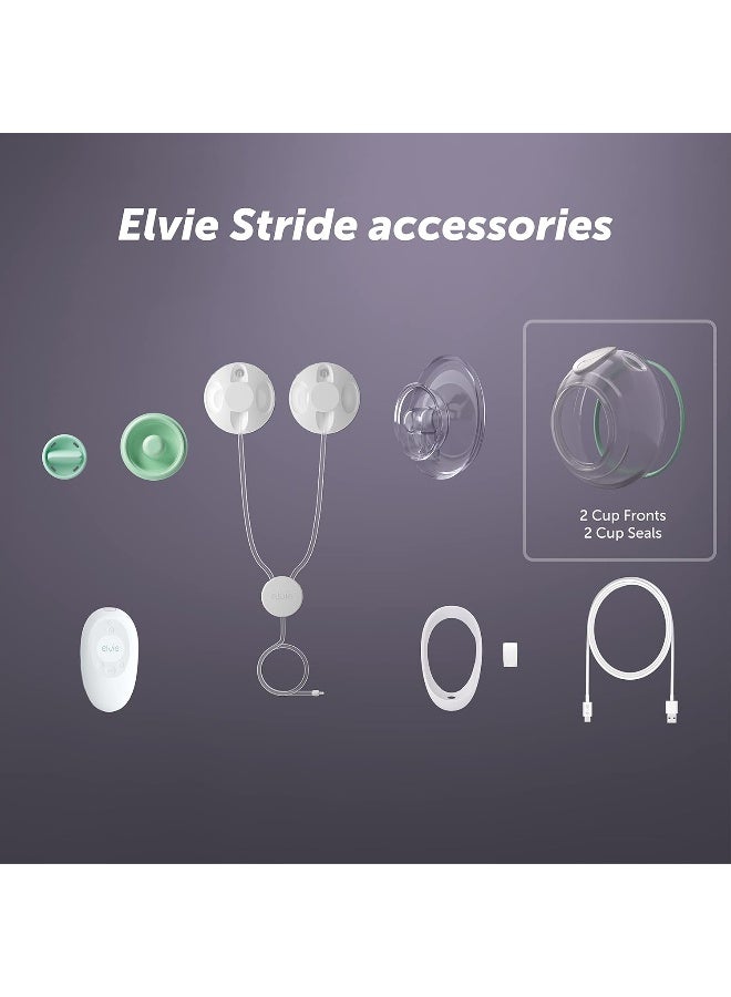 Elvie Stride 5 oz Breast Pump Cups - Dishwasher Safe, Food Grade Silicone, BPA Free - Accessories for Breastmilk Storage & Pumps - 2 Pack - Image 4