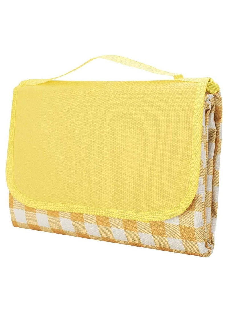 Generic Oxford Cloth Outdoor Picnic Mat Foldable Backpack Design Moisture-proof Garden Lawn Mat Beach Mat Tent Mat Camping Supplies (2M x 2M)  - Image 1