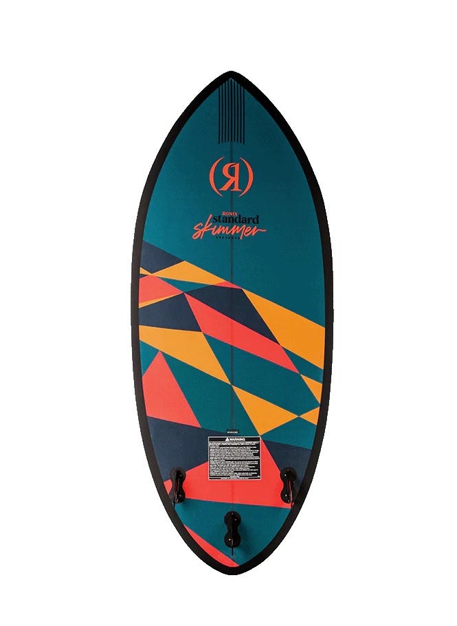 RONIX - RONIX WAKESURF - STANDARD CORE - SKIMMER (2024) - Teal / Red / Orange - Image 1