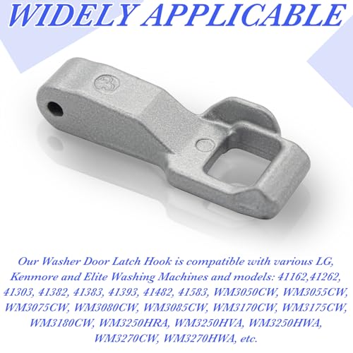 LhyBtm MFG63099101 Washer Door Lock Strik Door Latch Hook Locker Replacement Door Switch Hook Lock Replacement Parts Compatible with LG Kenmore Elite Washing Machine - Image 5