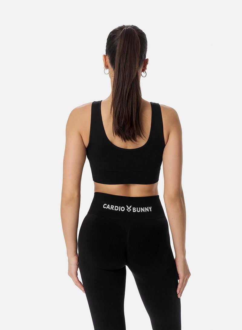 Cardio Bunny سروال دراجات كارديو باني سكولبت عالي الخصر - Image 4