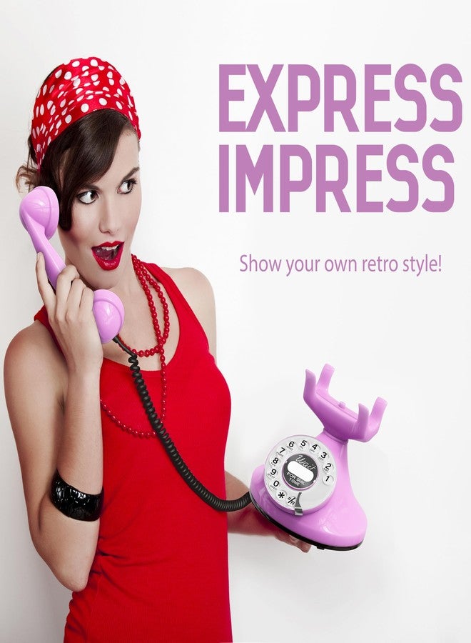 Opis Technology Rotary Phone : The Funkyfon Cable/Vintage Rotary Phone/Retro Rotary Phone/Rotary Phone Landline/Rotary Phone Retro Style/Pink Rotary Phone/Rotary Phone Pink - Image 2