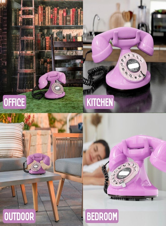 Opis Technology Rotary Phone : The Funkyfon Cable/Vintage Rotary Phone/Retro Rotary Phone/Rotary Phone Landline/Rotary Phone Retro Style/Pink Rotary Phone/Rotary Phone Pink - Image 5