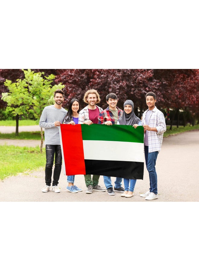 DANF FLAG DANF United Arab Emirates Flag 3x5 ft Polyester UAE DUBAI Flags 3 x 5 Foot  - Image 1
