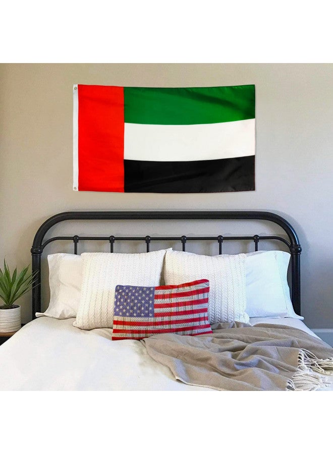 DANF FLAG DANF United Arab Emirates Flag 3x5 ft Polyester UAE DUBAI Flags 3 x 5 Foot  - Image 2