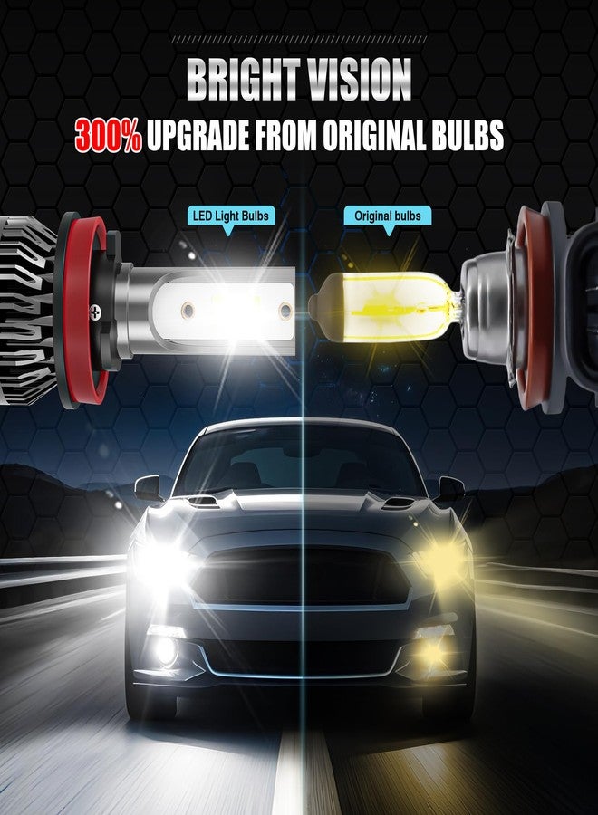 ROADLIT Fit 2020 2021 2022 2023 2024 2025 for Chevy Silverado 2500 3500 HD Lights Bulbs, High Beam Low Beam Bulbs Kits,6000K Super Brighter - 4 Pack - Image 2