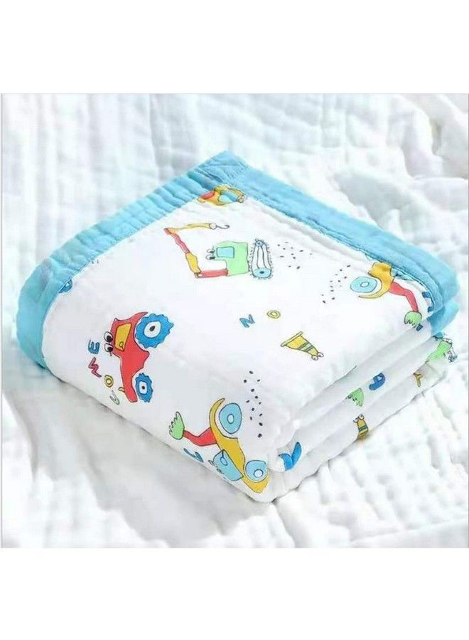 MosQuick 100% Cotton 6 Layer Super Soft Muslin Blanket For Kids Baby Infants Size110Cm X110 Cm 04 Years - Image 1