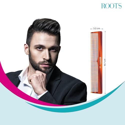 ROOTS Hair Comb 26A Cellulose acetate material - Image 4