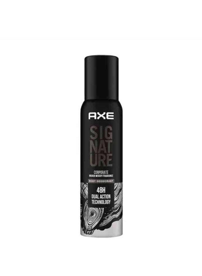 AXE BRAND Signature Corporate Indoor Woody Fragrance 72H Body Deodorant 122 ml - Image 1