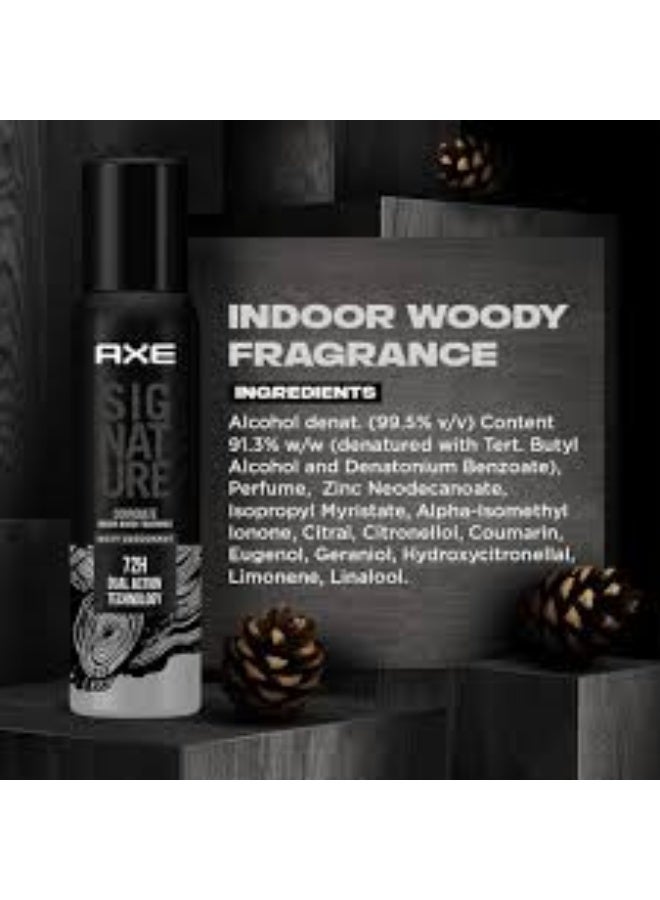 AXE BRAND Signature Corporate Indoor Woody Fragrance 72H Body Deodorant 122 ml - Image 3