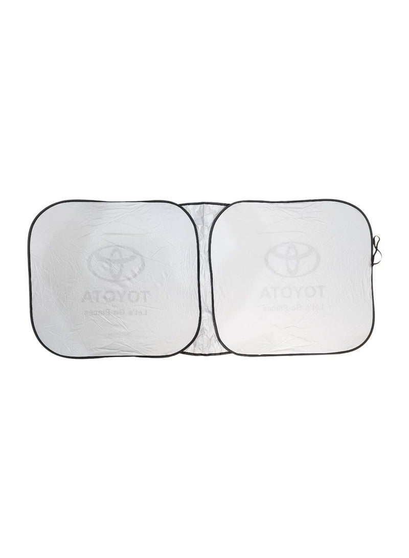 TOYOTA Car Sun Shade UV Rays and Heat Protector Sun Visor Foldable Keep Your Vehicle Cool Blocks UV Rays, Car Windshield Sunshade - Image 4
