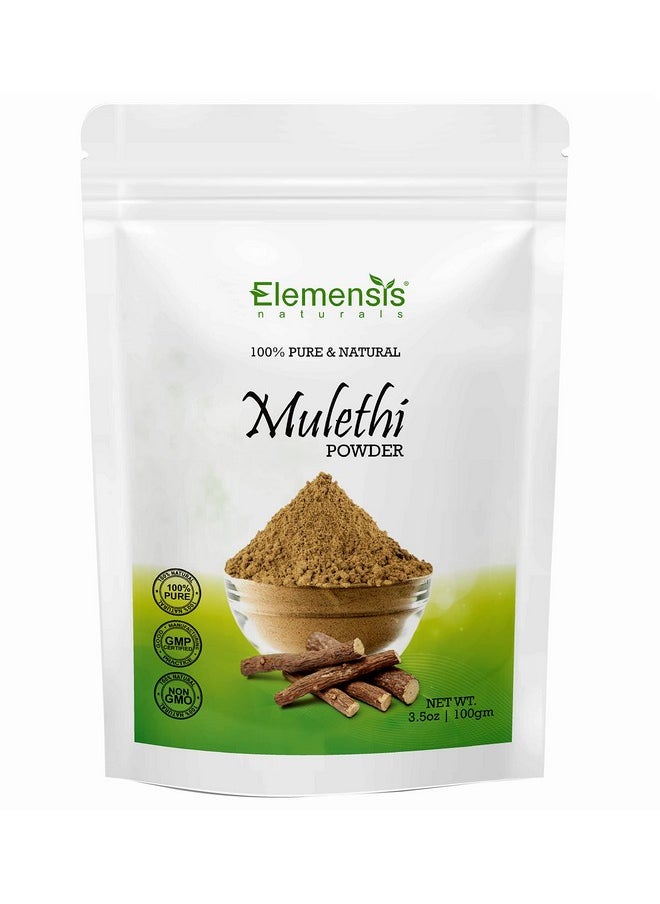 Elemensis Naturals - Pure & Natural Mulethi Powder For Skin Whitening, Licorice Powder For Body, Skin And Hair, 200Gm - Image 1