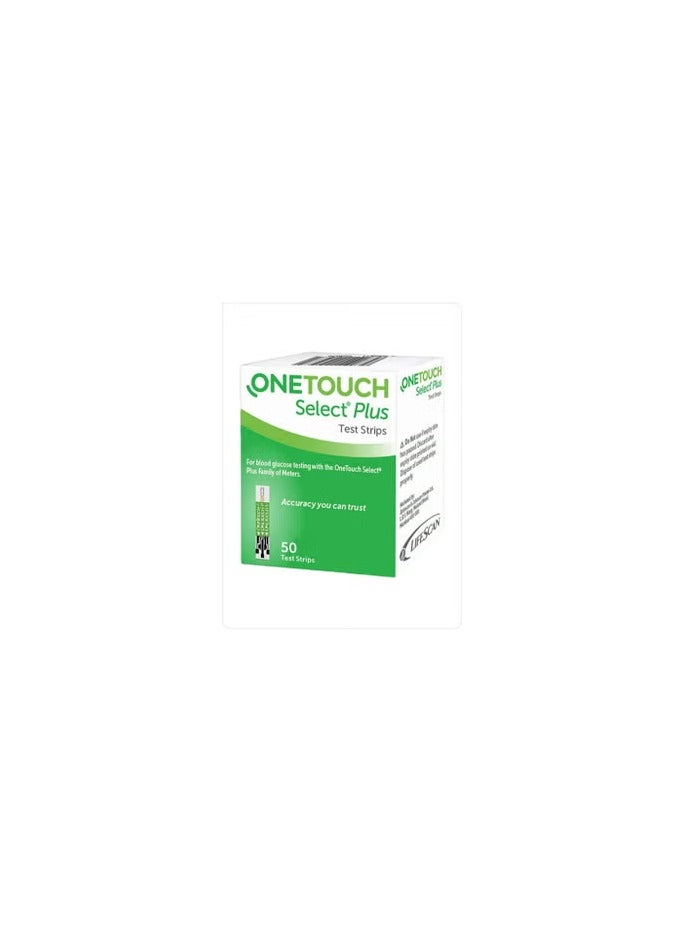ONETOUCH 50 Pieces Select Plus Blood Glucose Test Strips  - Image 1