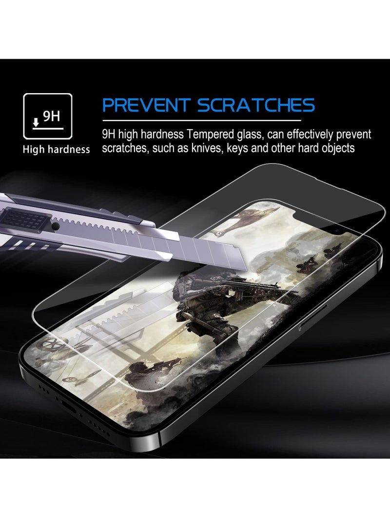 BORTONY Privacy Screen Protector Compatible with 14 Pro Max Privacy [9H Hardness] [Anti-scratch] Anti-spy Tempered Glass Film for Apple iPhone 14 Pro Max - Image 3