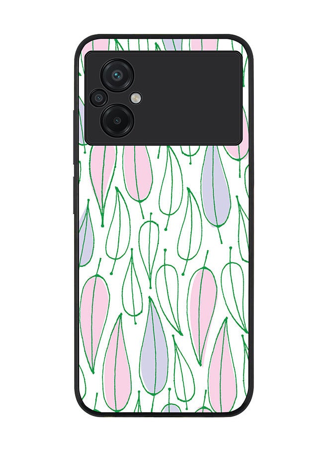 Stylizedd - Rugged Black edge case for Xiaomi Poco M5 Slim fit Soft Case Flexible Rubber Edges Anti Drop TPU Gel Thin Cover - Pastel Summer - Image 1
