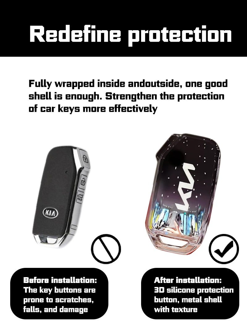 Kia new car key protector silicone material is simple and beautiful in fashion, which protects the original car key well. - Image 2