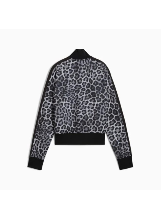 PUMA T7 LEO LUXE All-Over Print Short Track Jacket Women - Image 2