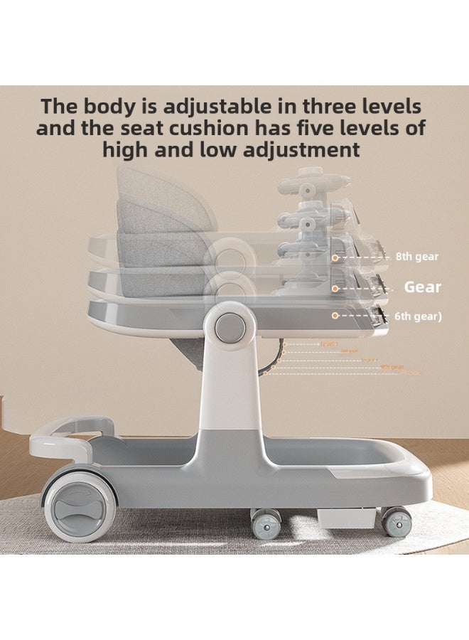 ORiTi عربة أطفال جديدة مع أرجل مضادة على شكل O ووظيفة متعددة الاستخدامات مضادة للتقلب، يمكن للطفل البالغ من العمر سنة واحدة الجلوس على العربة - زرقاء - Image 5