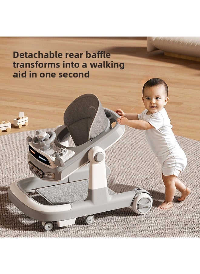 ORiTi عربة أطفال جديدة مع أرجل مضادة على شكل O ووظيفة متعددة الاستخدامات مضادة للتقلب، يمكن للطفل البالغ من العمر سنة واحدة الجلوس على العربة - زرقاء - Image 2