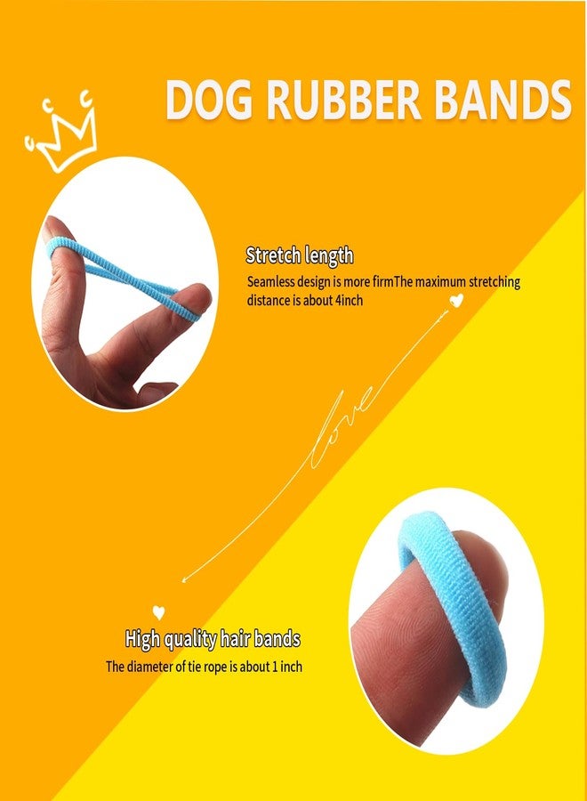 Hopkell 300 Pcs Rubber Bands for Pet, Small Rubber Bands for Hair, Dog Hair Bows, Hair Accessories for Small Dog, Grooming Hair Accessories - Image 3
