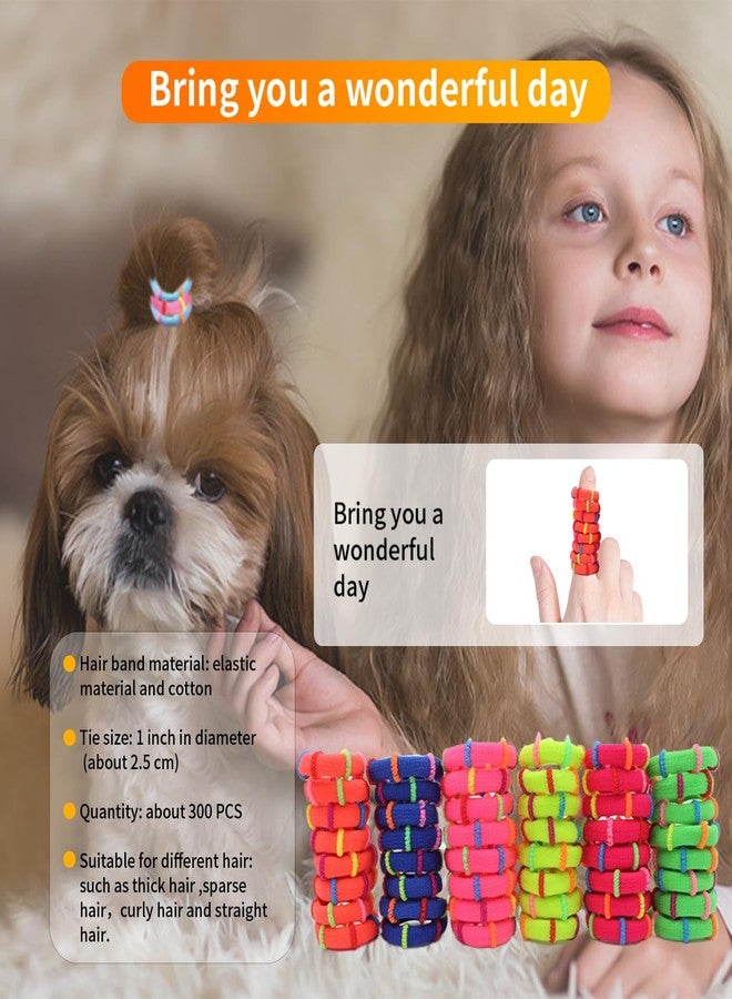 Hopkell 300 Pcs Rubber Bands for Pet, Small Rubber Bands for Hair, Dog Hair Bows, Hair Accessories for Small Dog, Grooming Hair Accessories - Image 4
