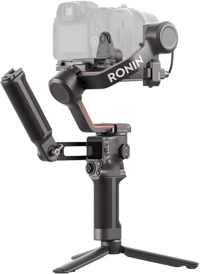 دي جي آي DJI RS 3 Combo - مثبت ثلاثي المحاور لكاميرات DSLR والكاميرات بدون مرآة، أقفال محاور آلية، شاشة OLED تعمل باللمس مقاس 1.8 بوصة، خوارزمية تثبيت RS، أسود، إصدار الإمارات العربية المتحدة مع دعم الضمان الرسمي  - Image 3