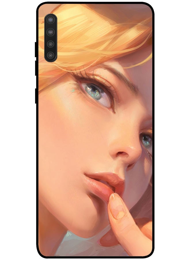 EYE CATCH Protective Case Cover For Samsung Galaxy A21 Smart Series Printed Protective Case Cover for Samsung A21 Gorgeous Girl - Image 1