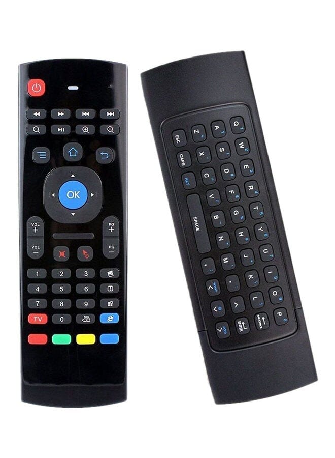 NIBEMINENT Wireless Remote Control Keyboard For Android Tv Black