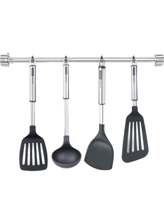tescoma Tescma, Imported From Czech Republic, Non-Stick Pan-Specific Nylon Spatula, Non-Damaging To Coating, Chinese-Style Stir-Fry Spatula, Frying Spatula - Image 1