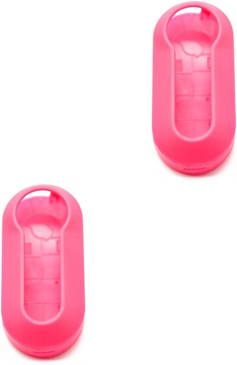 FAVOMOTO 2pcs Plastic Key Cover Case Shell for Funky Replacement Key Shell Design Compatible Plastic Material - Image 1