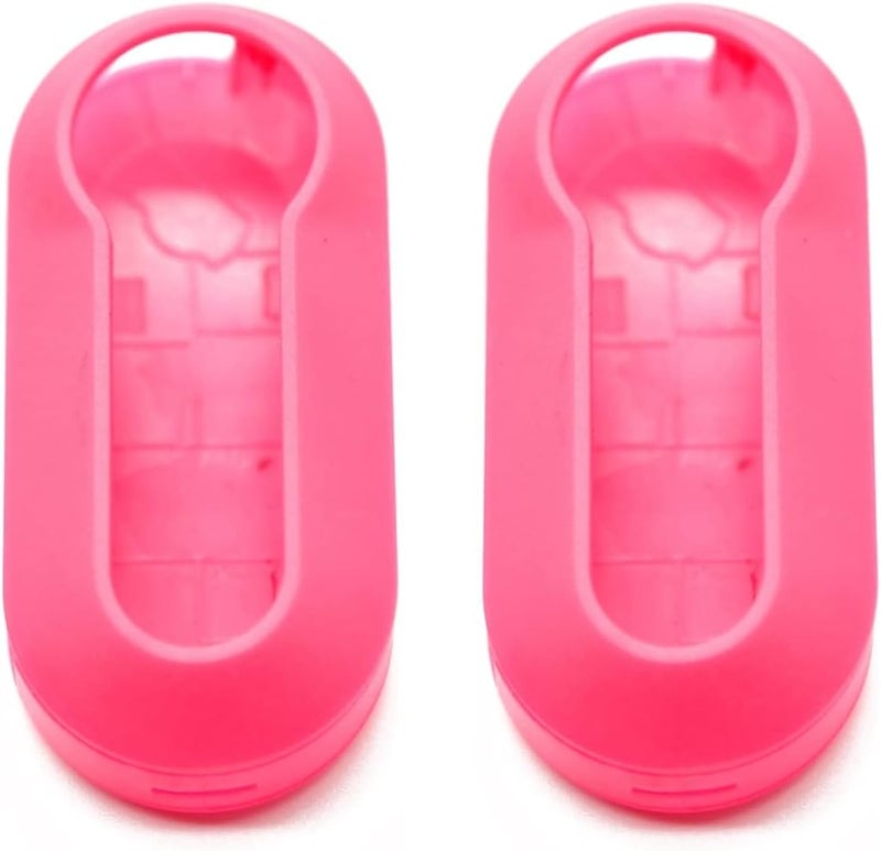 FAVOMOTO 2pcs Plastic Key Cover Case Shell for Funky Replacement Key Shell Design Compatible Plastic Material - Image 2