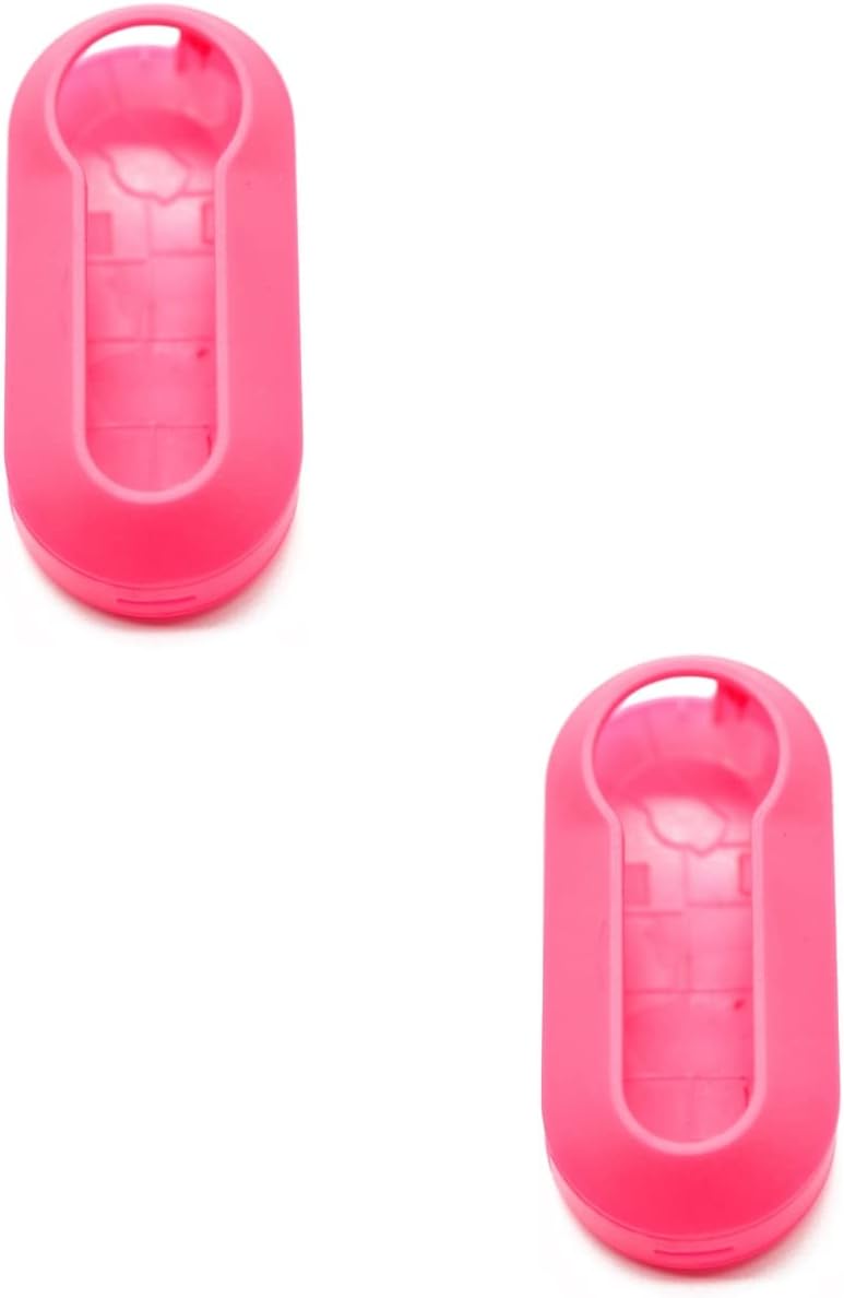 FAVOMOTO 2pcs Plastic Key Cover Case Shell for Funky Replacement Key Shell Design Compatible Plastic Material - Image 3