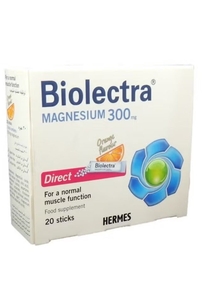Biolectra Magnesium Direct 300mg Sachets 20s