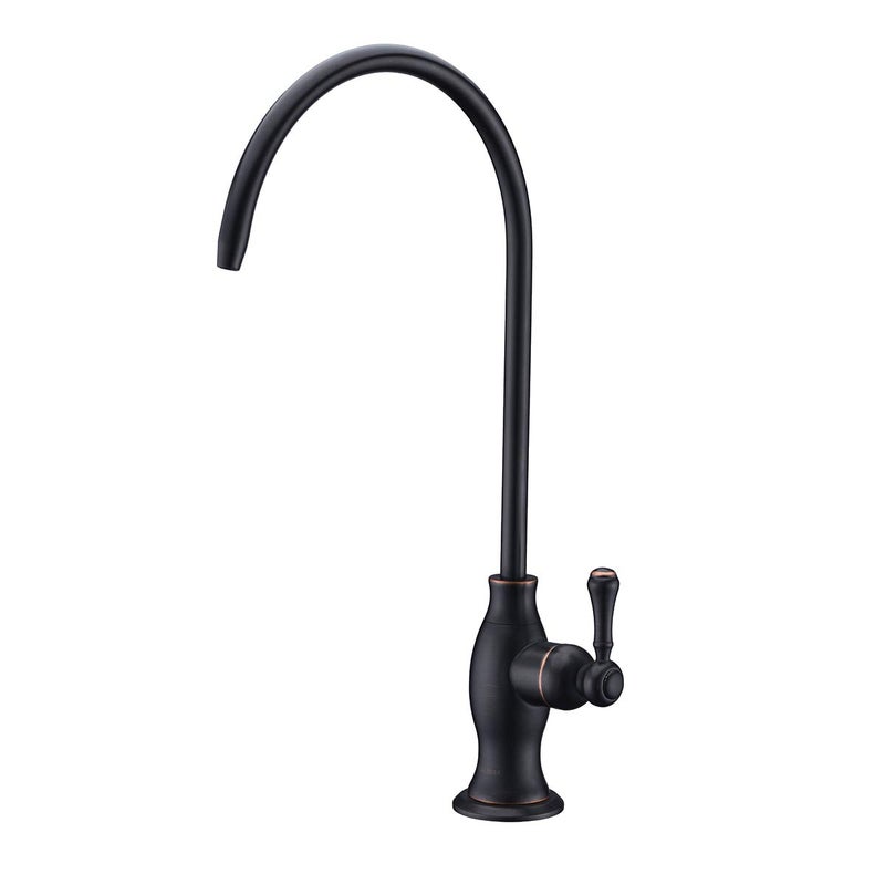 Delle Rosa Drinking Water Purifier Faucet, Delle Rosa Water Faucet, Commercial Water Filtration Faucet for Under Sink Water Filter System Oil Rubbed Bronze Kitchen Bar Sink Drinking Water Faucet - Image 1