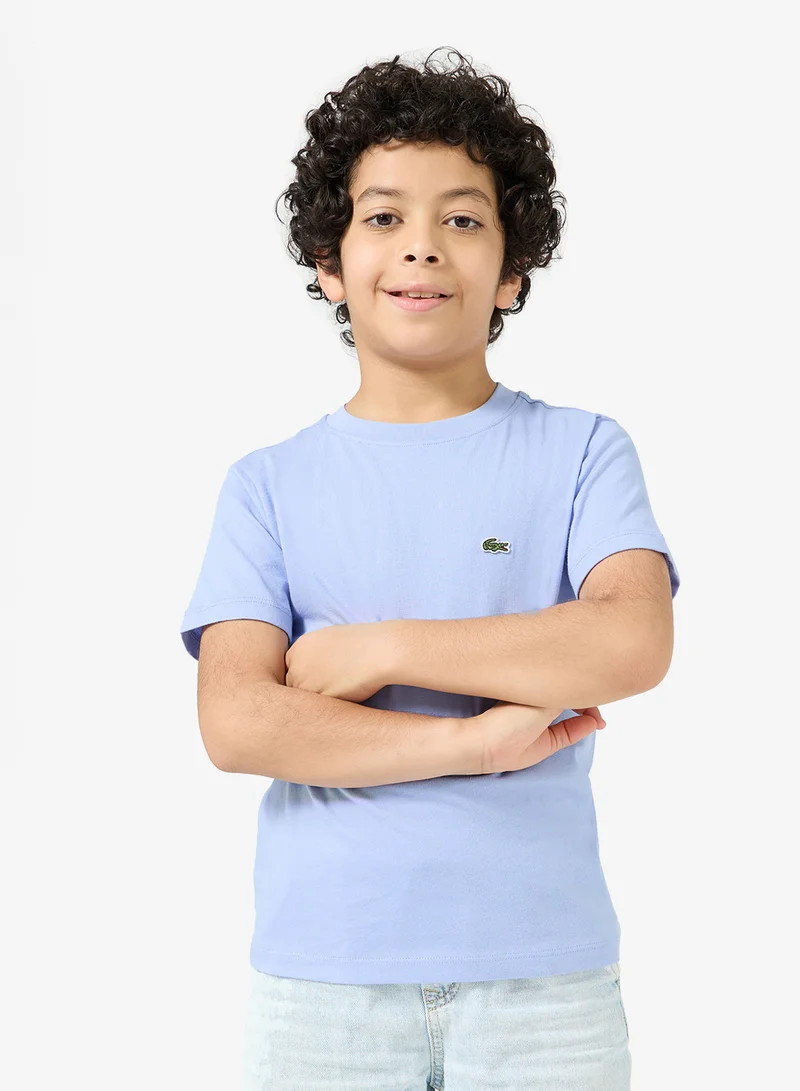 LACOSTE Youth Logo Crew Neck T-Shirt