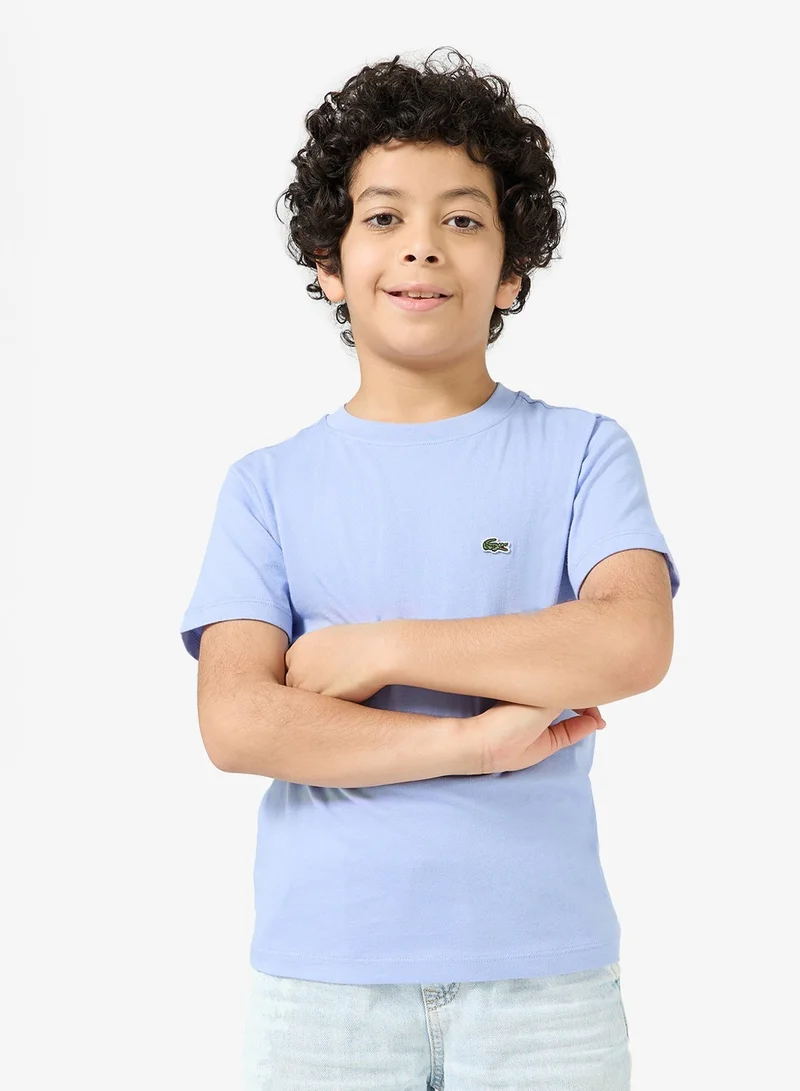 LACOSTE Youth Logo Crew Neck T-Shirt