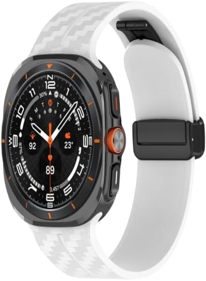 Next Store Replacement Silicone Watch Band Compatible with Samsung Galaxy Watch 7 Ultra 47mm, Sweatproof Ergonomic Design, Easy to Install and Remove, Suitable for All Tastes