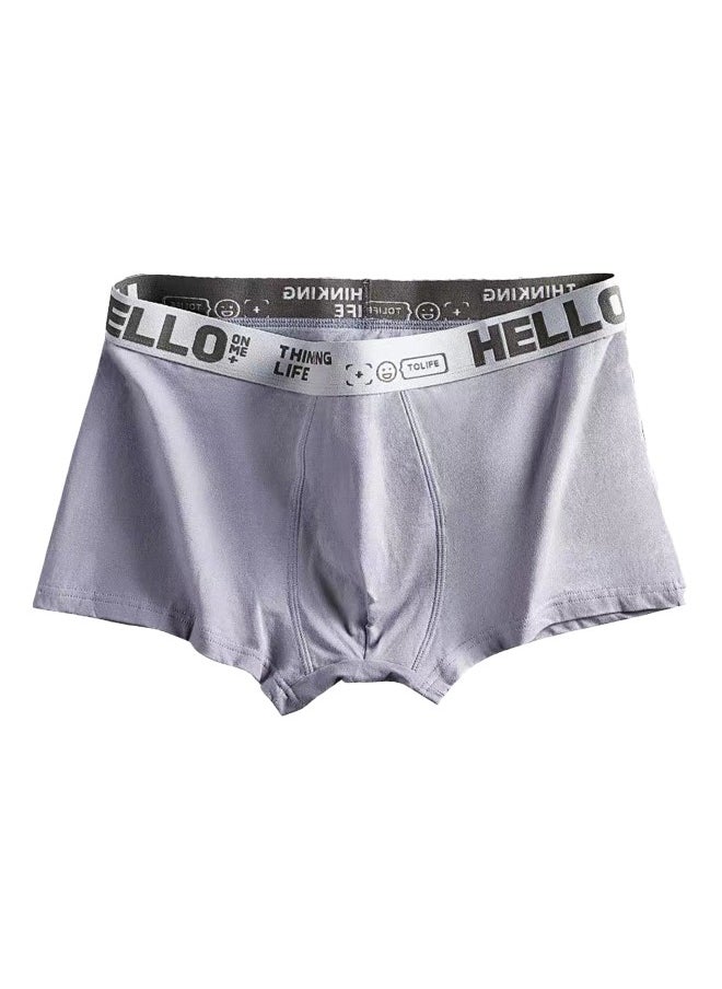 Zeemey - Zeemey 5 Pack Hello Men’s Sort Boxer Briefs & Trunks,Breathable Stretch Cotton Moisture-Wicking Underwear,Modern Fit Low Rise - Image 1