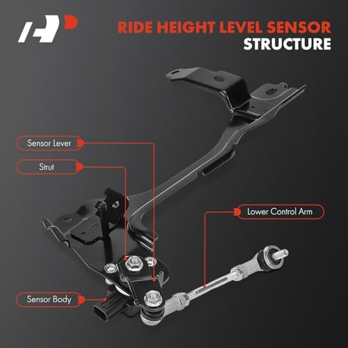 A-Premium حساس مستوى ارتفاع الركوب A-Premium متوافق مع لكزس LS460 2009 2010 2011 2012 2013، دفع رباعي، الجانب الأمامي الأيمن للراكب - Image 3