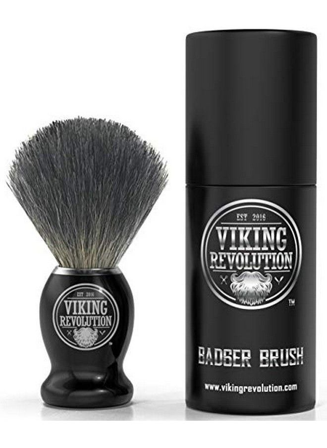 Viking Revolution - Badger Hair Shaving Brush Shave Brush For Wet Shave Using Shaving Cream & Soap Best Shave Of Your Life For Safety Razor Double Edge Razor Straight Razor Or Shaving Razor - Image 1