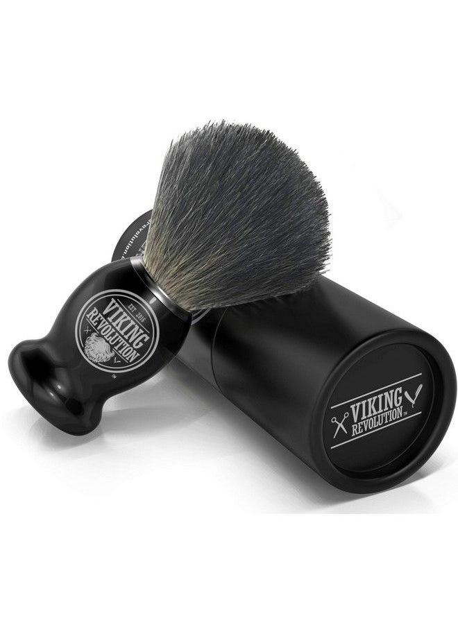 Viking Revolution - Badger Hair Shaving Brush Shave Brush For Wet Shave Using Shaving Cream & Soap Best Shave Of Your Life For Safety Razor Double Edge Razor Straight Razor Or Shaving Razor - Image 1