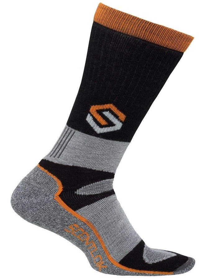 Scentlok Men's Merino Thermal Crewmax Sock (Black, X-Large) - Image 3