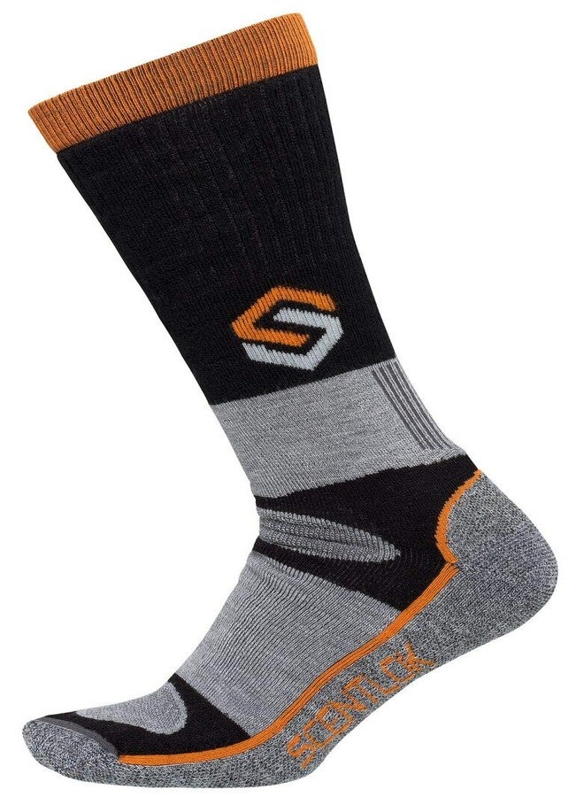 Scentlok Men's Merino Thermal Crewmax Sock (Black, X-Large) - Image 1