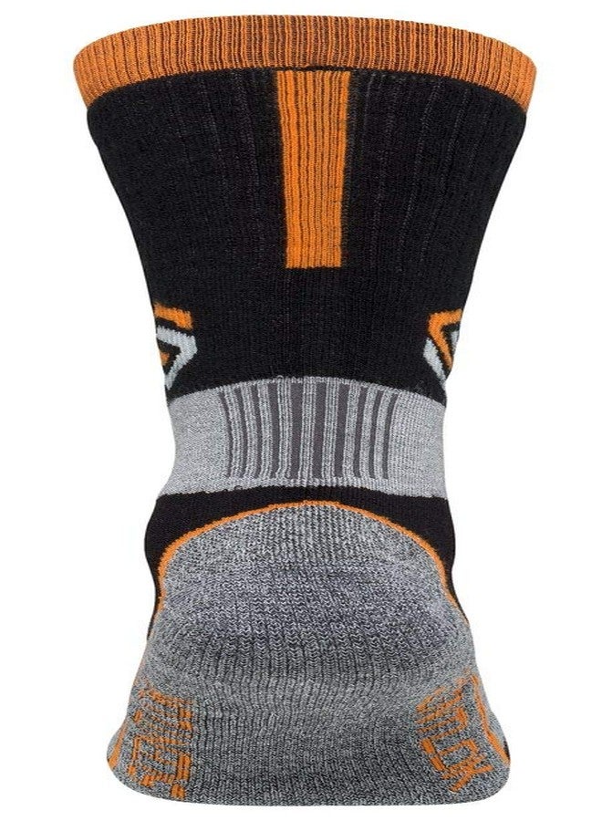 Scentlok Men's Merino Thermal Crewmax Sock (Black, X-Large) - Image 4