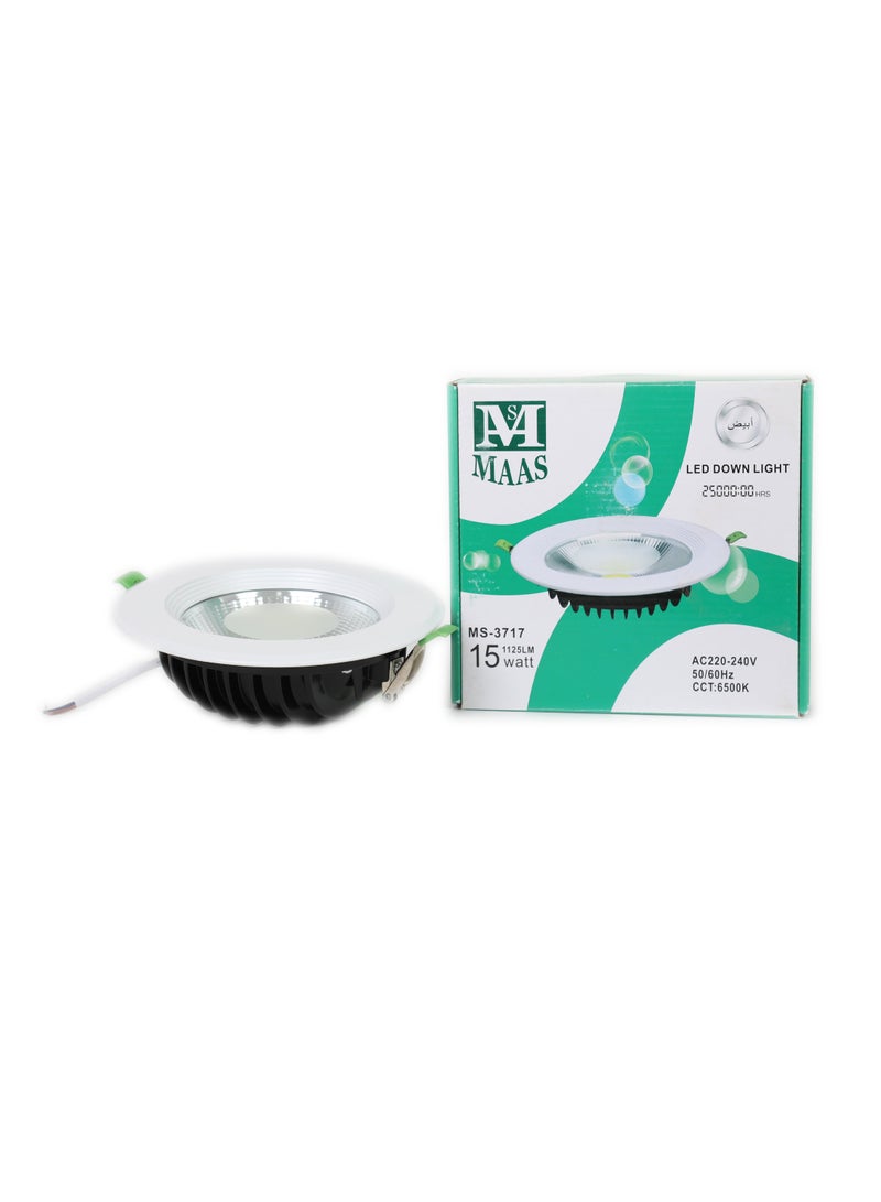 ماس مصباح إضاءة داخلية بقوة 15 واط  لون أبيض - Image 2