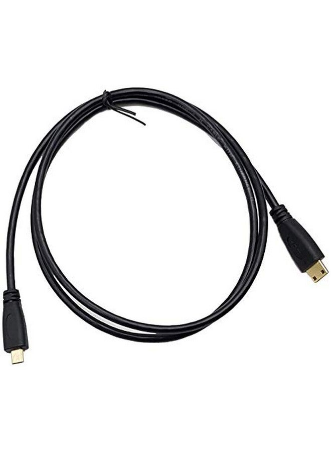 Seadream كابل محول موصل Micro HDMI من النوع D ذكر إلى Mini HDMI من النوع C ذكر (3.3 قدم، عبوة واحدة) - Image 1