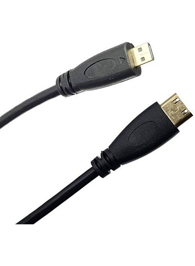 Seadream كابل محول موصل Micro HDMI من النوع D ذكر إلى Mini HDMI من النوع C ذكر (3.3 قدم، عبوة واحدة) - Image 3