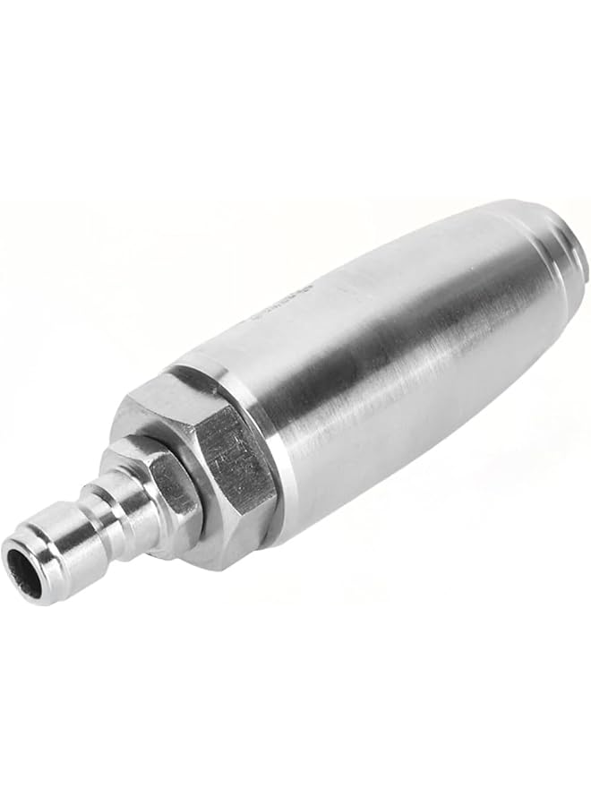 Generic Pressure Washer Rotary Turbo Nozzle, 350Bar Stainless Steel, 1/4 Inch Quick Connector - Heavy Duty Cleaning For Car, Driveway & Patio  - Image 1