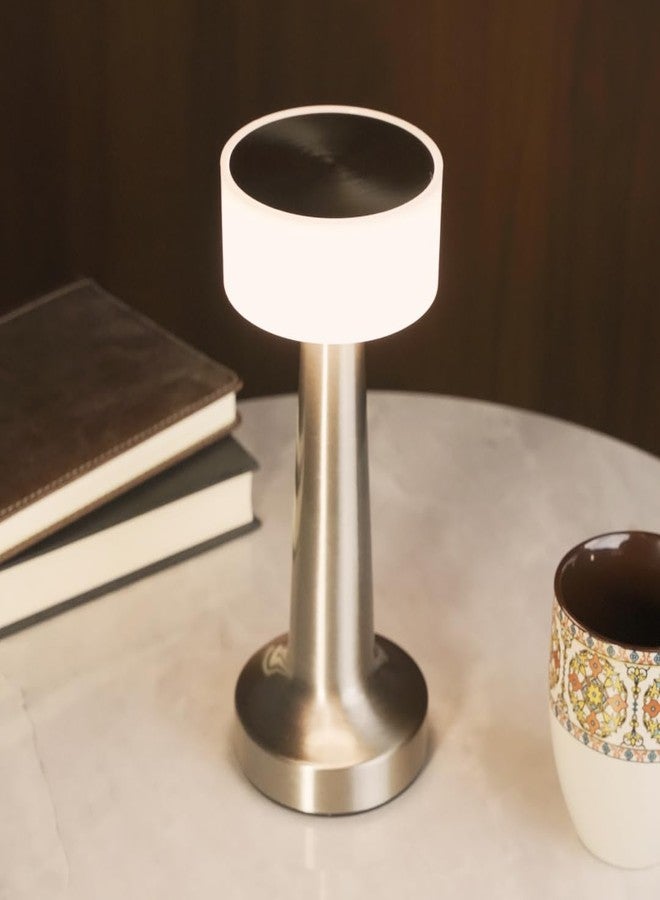 Chronos Firefly Cordless LED Table Lamp (Gold) - USB Rechargeable Portable Touch Control Dimmable 3 Light Color Tunable Table Lamp for Hotel, Cafe, Restaurant or Home for Bedside, Center or Dining - Image 4
