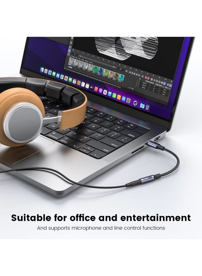 MOSWAG محول USB C إلى جاك سماعة 3.5 مم (عبوتان) ، محول صوت USB C إلى كابل دنجلي Aux لهواتف سامسونج جالاكسي S22 S21 S20 ألترا S20+ نوت 20 10 S10 S9 بلس ، بيكسل 4 3 2 XL ، آيباد برو والمزيد - Image 4